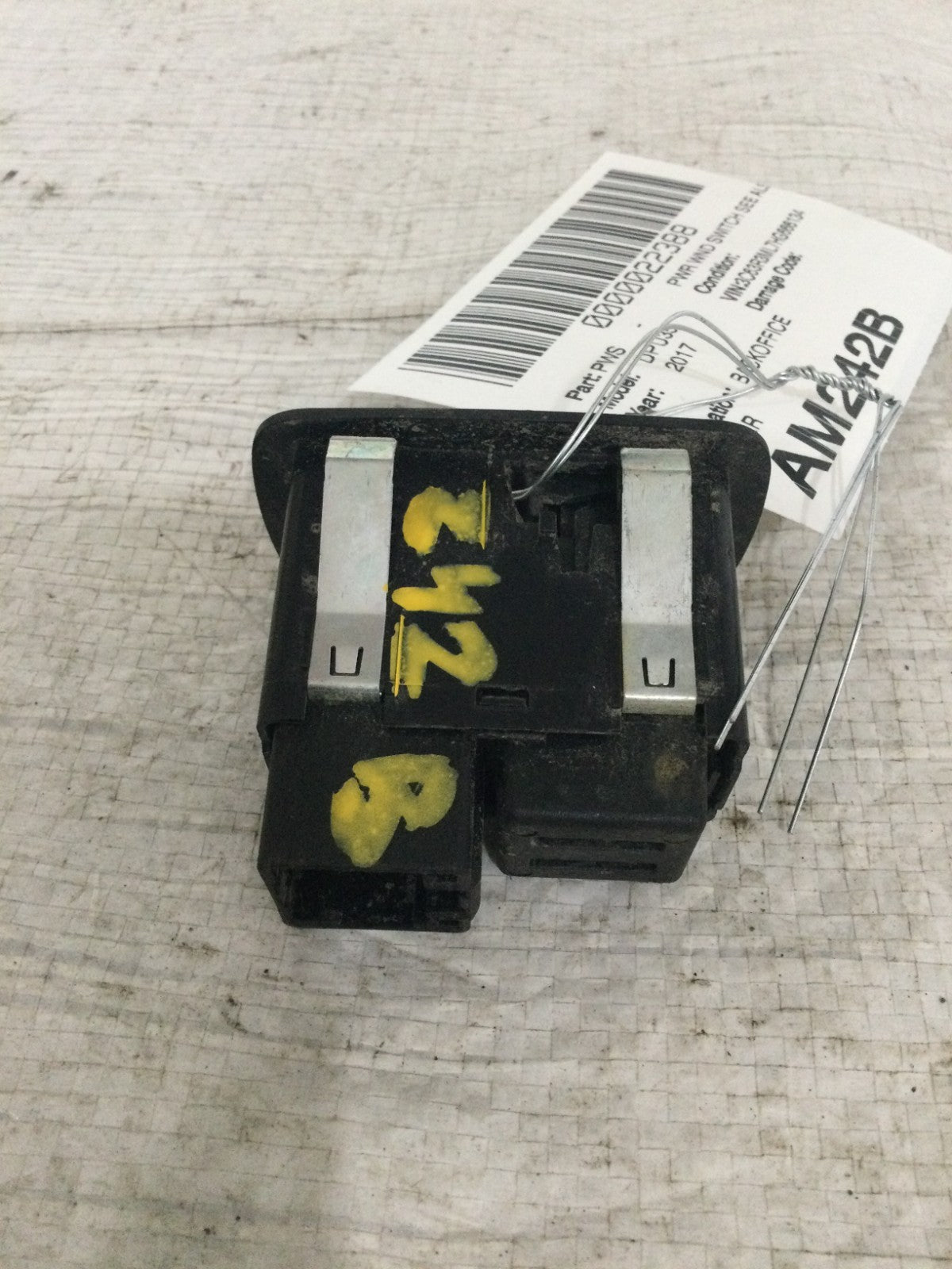 2017 Dodge Ram 3500 Rear Power Window Switch OEM 56046832AC