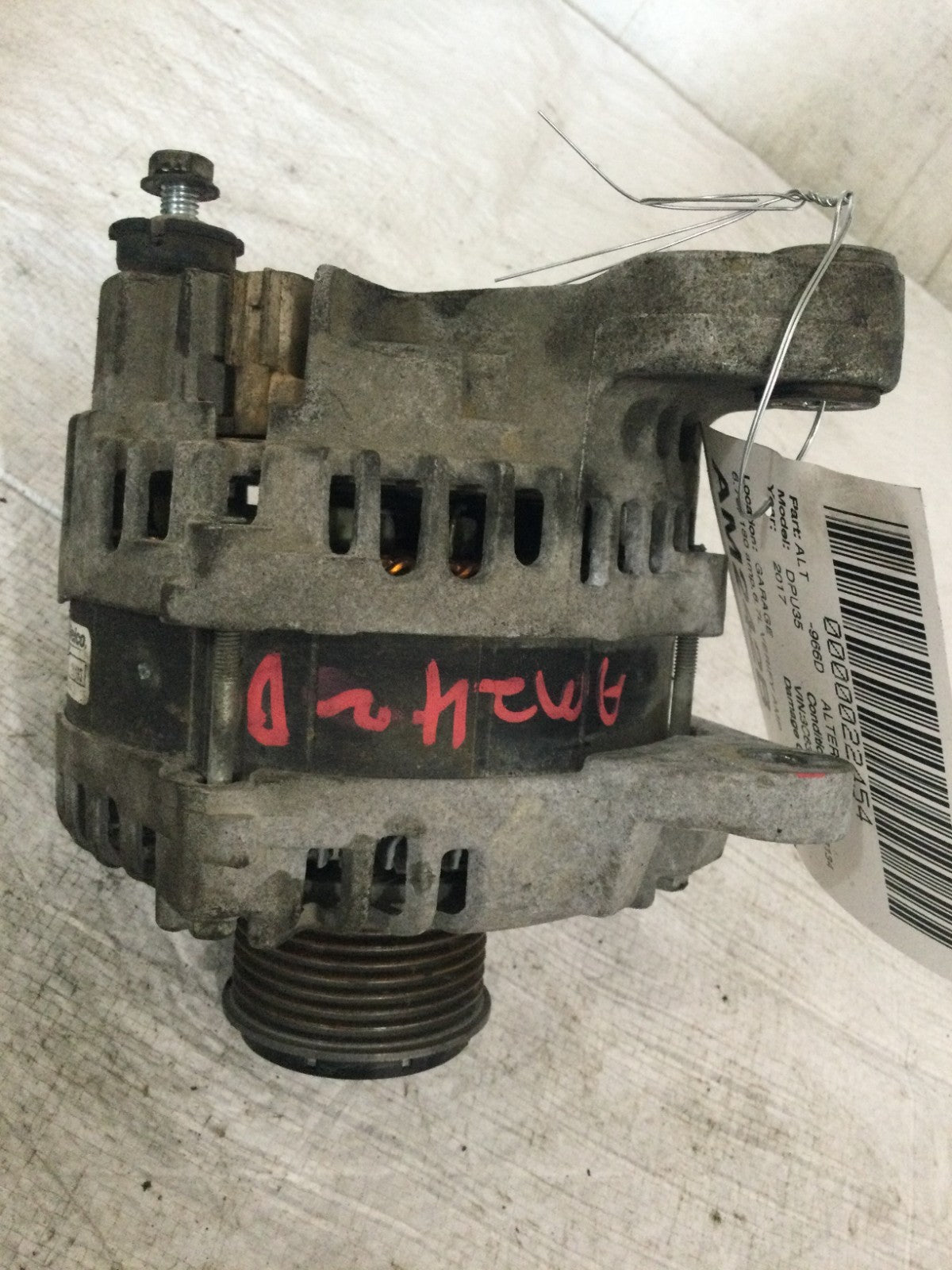 2017 Dodge Ram 3500 6.7L Alternator OEM 19382191 334-3006