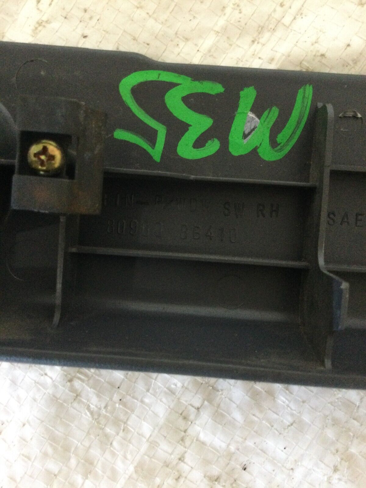 2001-2004 NISSAN XTERRA PASSENGER/RIGHT FRONT POWER WINDOW SWITCH OEM