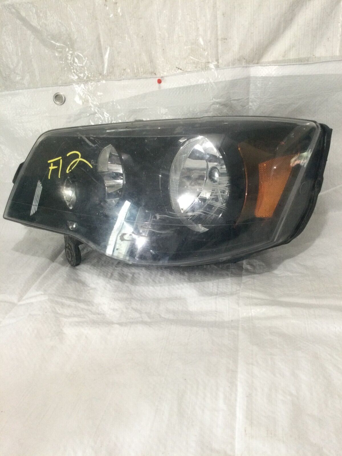 2020 Dodge Grand Caravan Left Driver Side Headlight Halogen 68206501AE Black