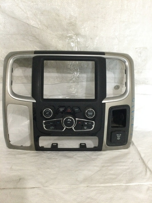2013 Dodge Ram 1500 Radio Bezel Trim W/ A/C Heater Control OEM 1UJ96DX9AD