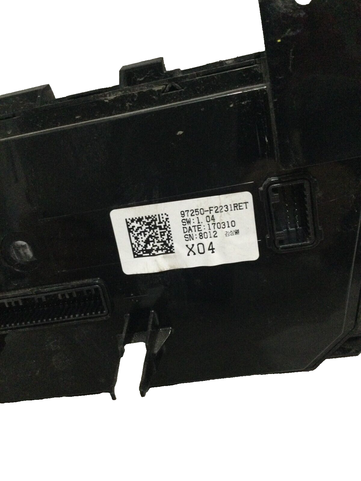 2017 2018 Hyundai Elantra AC Heat Climate Control Temp Unit OEM 97250-F2231