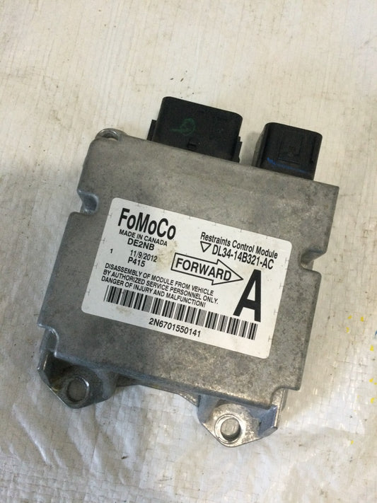 2013-2014 Ford F150 Control Safety Restraints Module  DL34-14B321-AC OEM