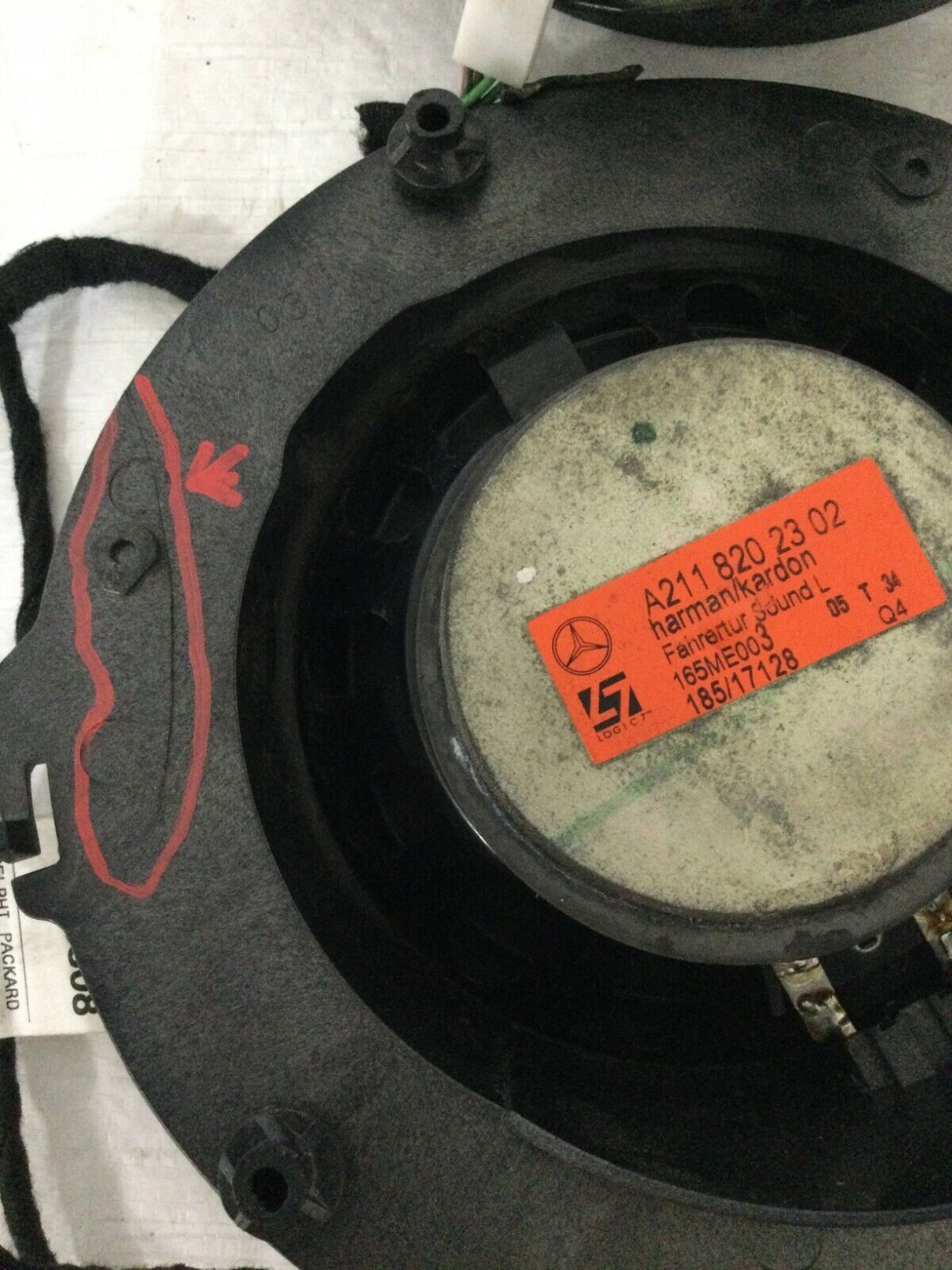 2003-2006 Mercedes Benz W211 E55AMG Speaker Tweeter Set of 7 OEM