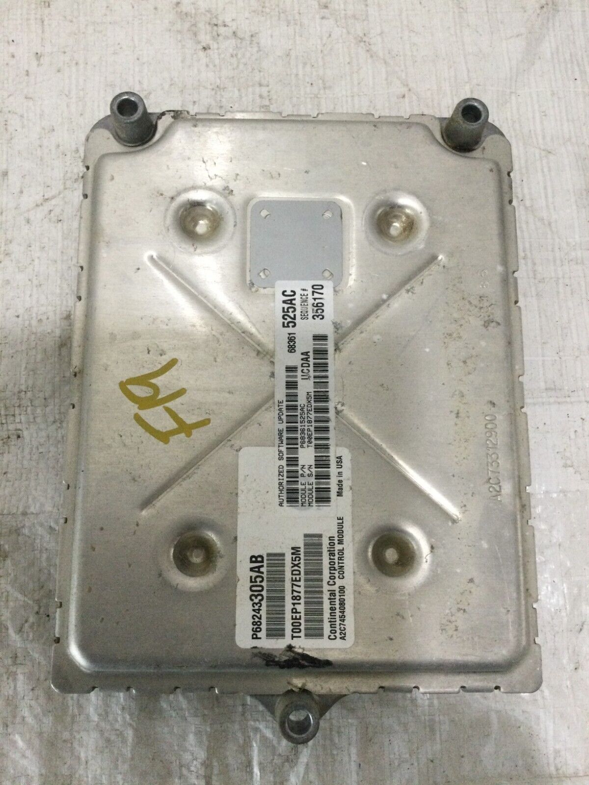 2018 RAM 1500  Engine Control Module ECM P68243305AB OEM