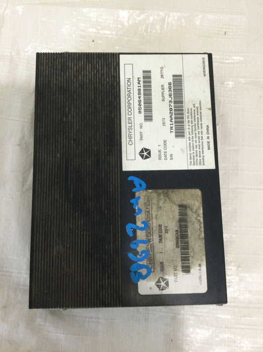 2013-2014 Dodge Journey Sound Audio Amp Amplifier 05064981AM