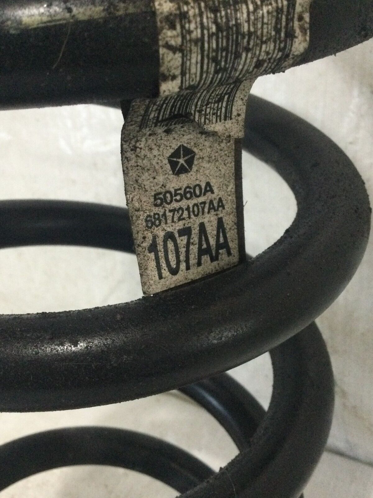 2018 Ram 3500 Front Coil Spring Left 68172107AA OEM