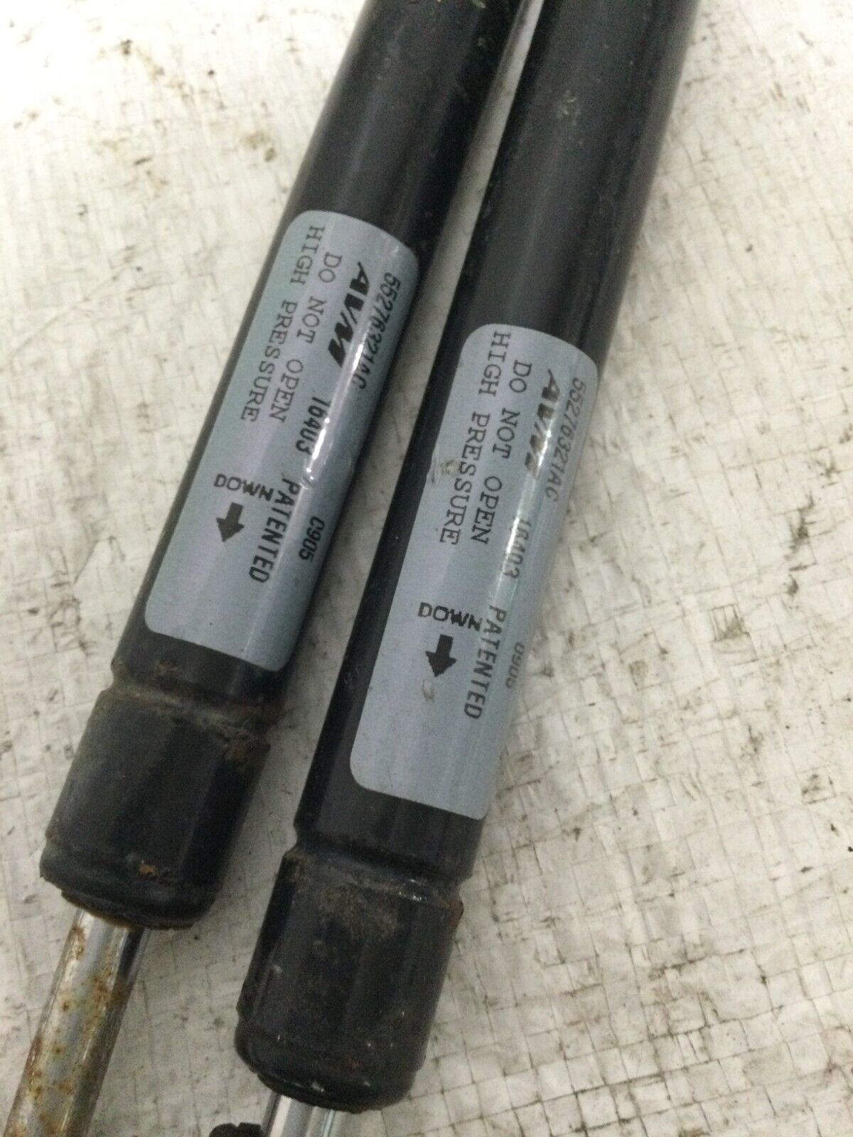 2005 Dodge Ram 1500 Hatch Support Strut Set 55276321AC  OEM