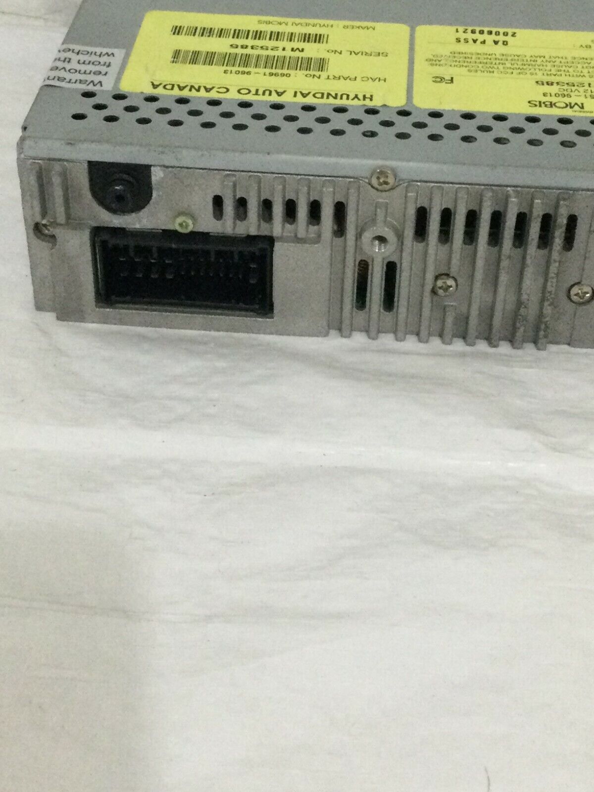 2007-2009 Hyundai Elantra MP3 Music Player 06961-96013 OEM