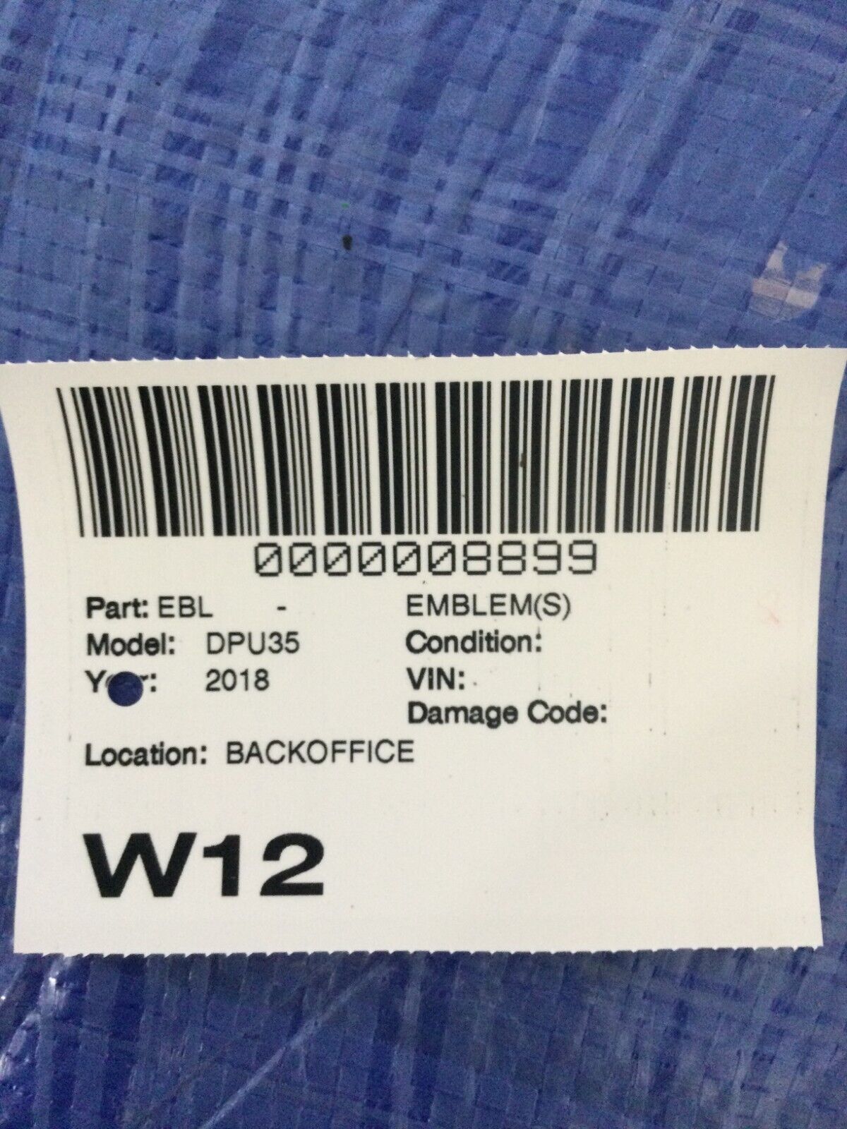 2018 Dodge Ram 3500 Heavy Duty Emblem OEM