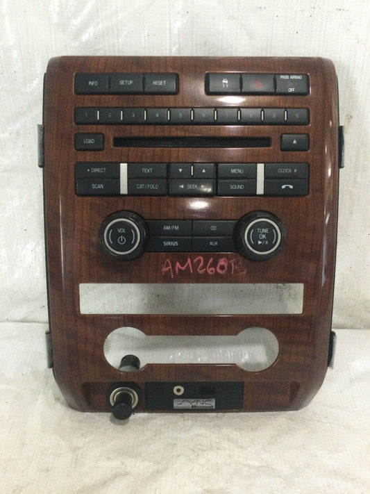 2009 2010 Ford F150 F-150 Center Dash Bezel Radio Face Plate OEM 9L3T-18A802-HB