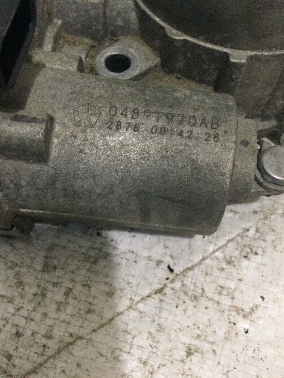 2017-2019 Jeep Compass Throttle Body Valve Assembly OEM 04891970AB
