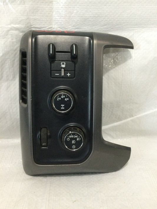 2015 GMC Sierra 2500HD Headlight 4X4 Trailer Brake Switches & Dash Bezel OEM