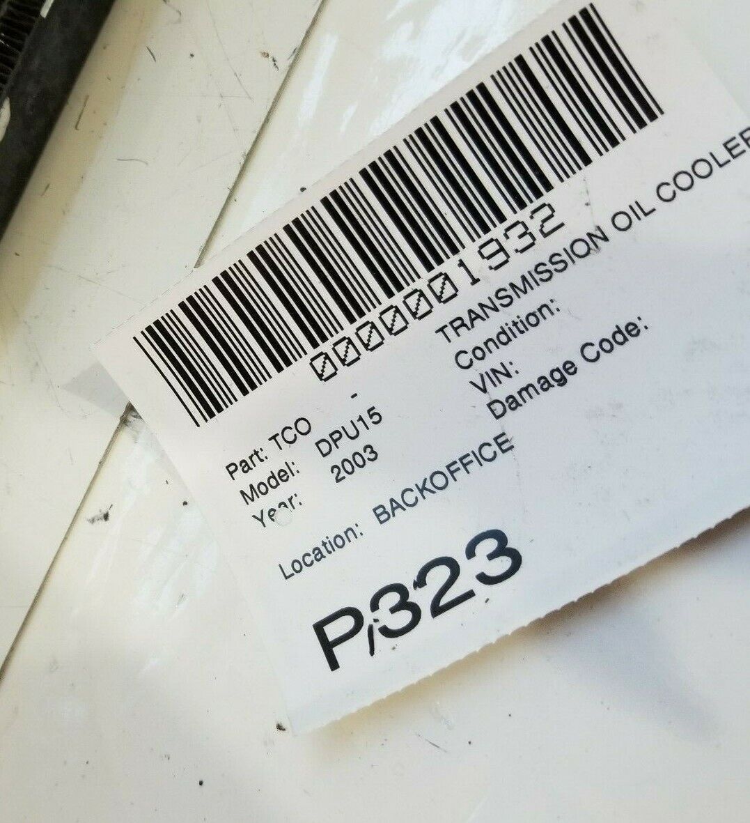 2003 Dodge Ram 1500 Transmission Oil Cooler OEM