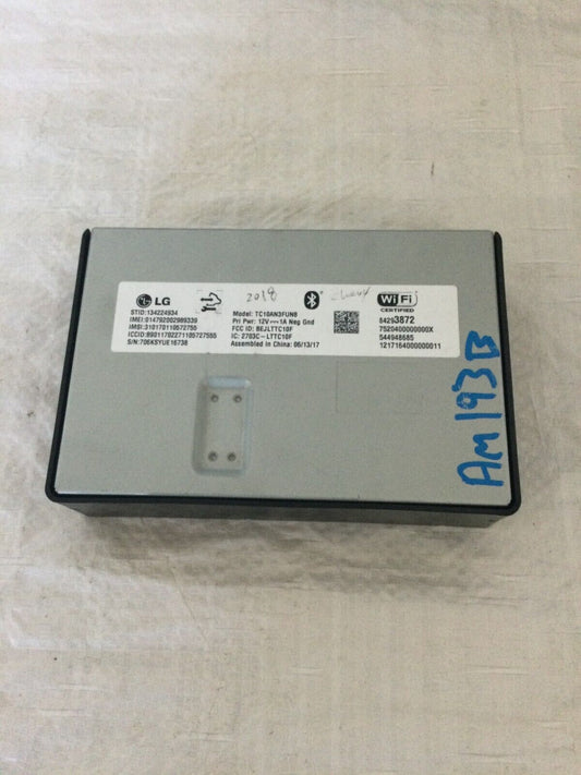 2018 Chevrolet Silverado 1500 Bluetooth Receiver Wifi Control Module 84293872 