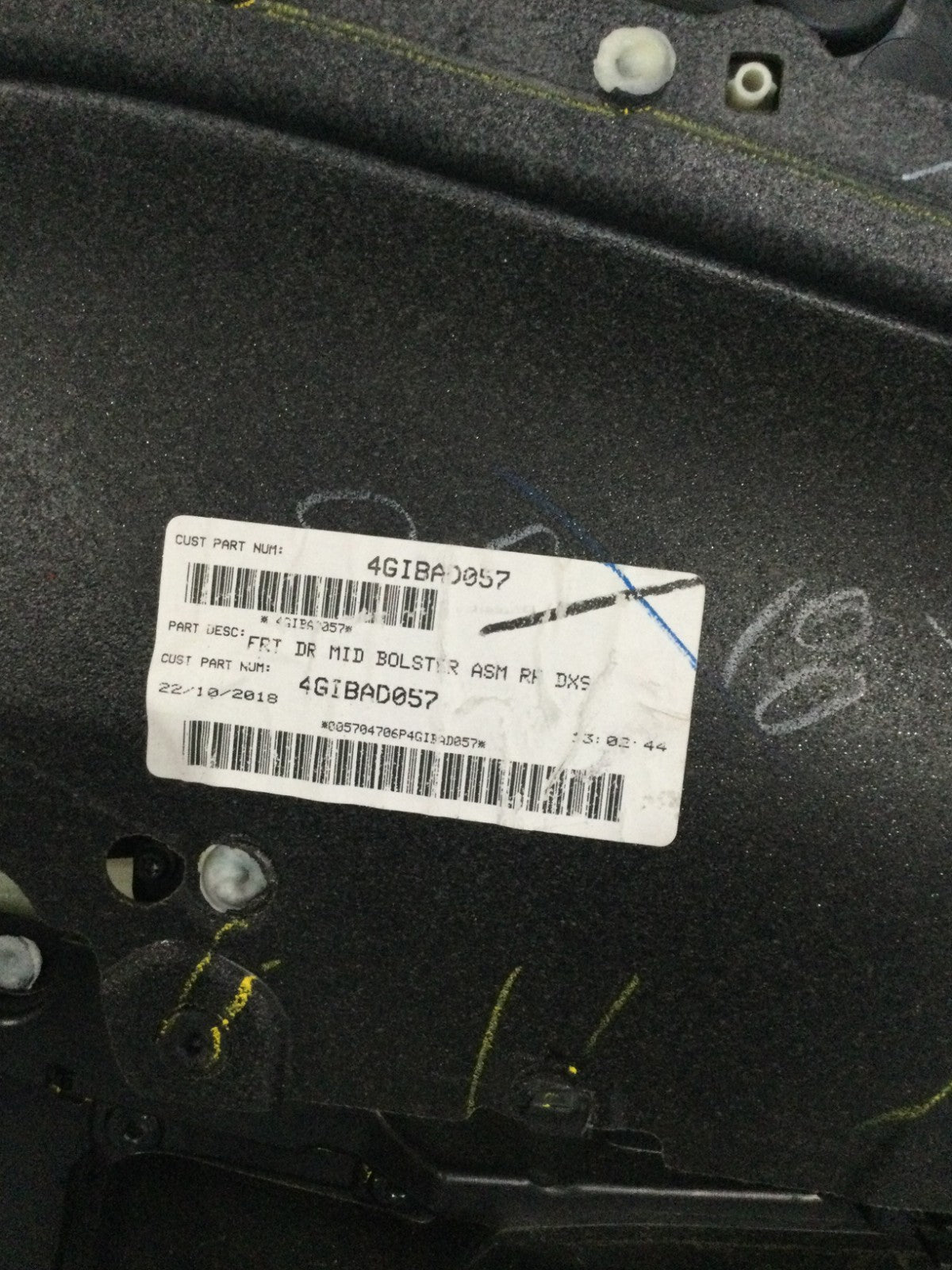 2017-2020 Jeep Compass Front Passenger Door Trim Panel OEM 4GIBBD006