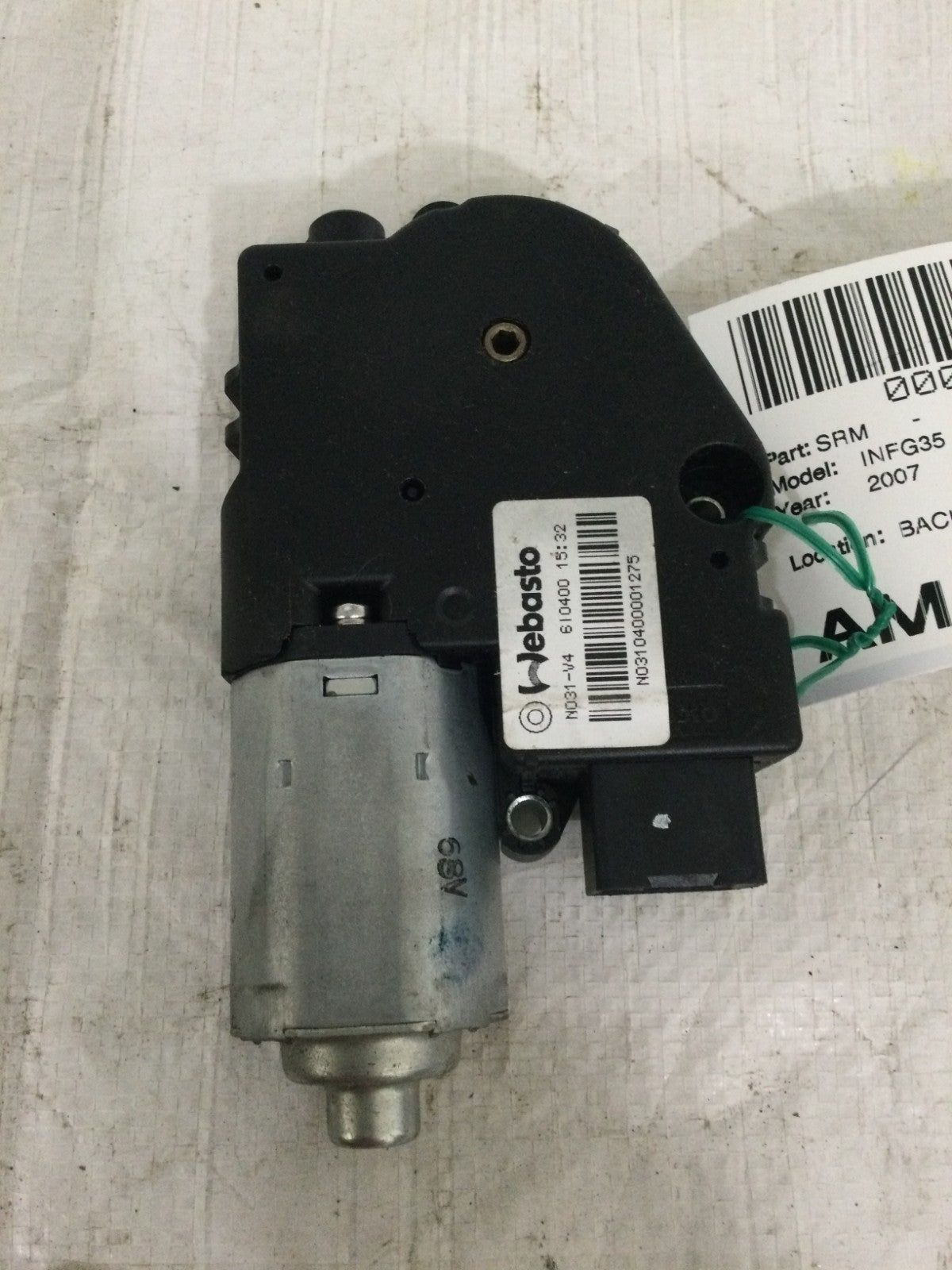 2007-2008 Infiniti G35 Sun Roof Motor OEM 0178101-A7