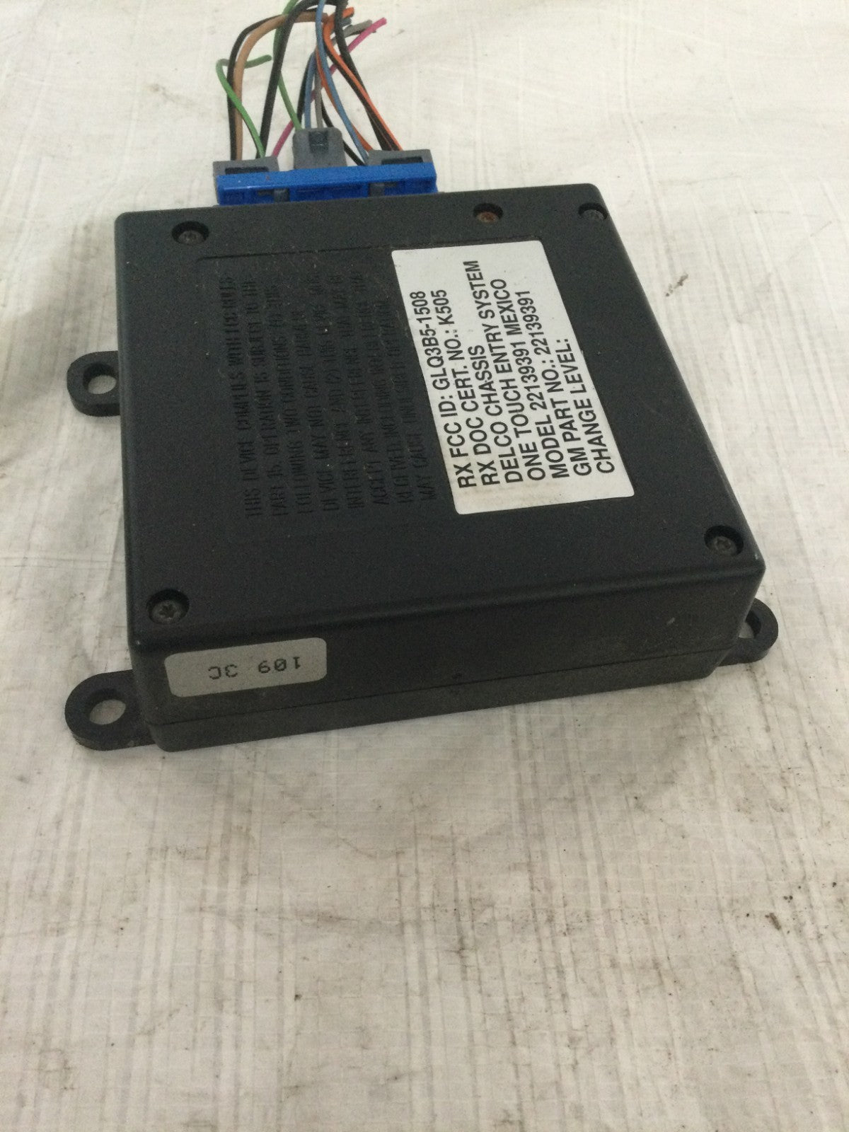 1997 Cadillac Seville Remote Keyless Entry Module OEM 22139391