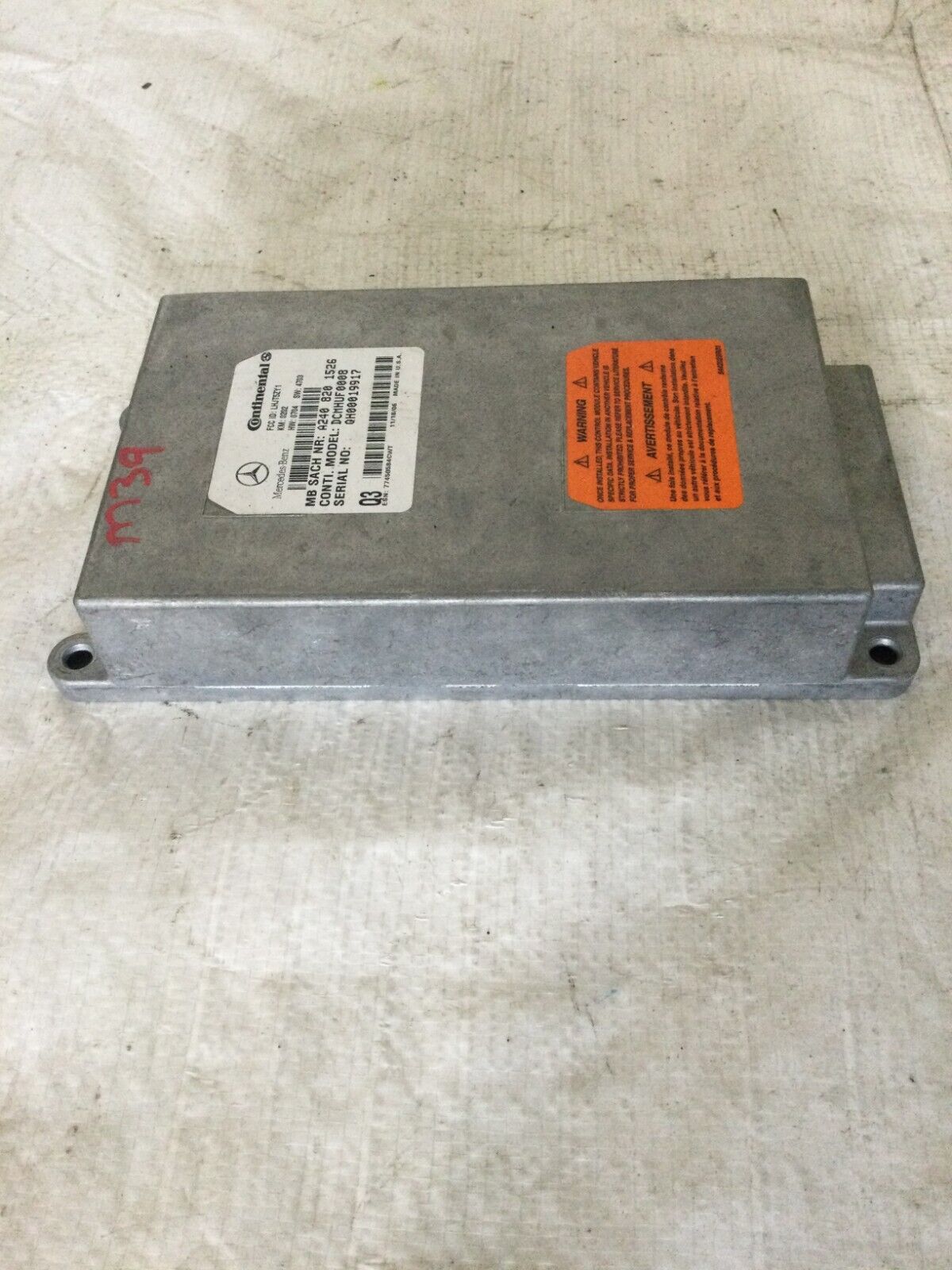 2004 Mercedes Benz S430 Voice Communication Commamd Control Module OEM