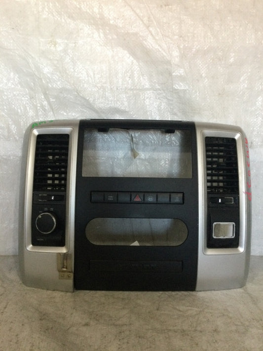 2010 Dodge Ram 2500 Radio Bezel Trim 04602952AB OEM