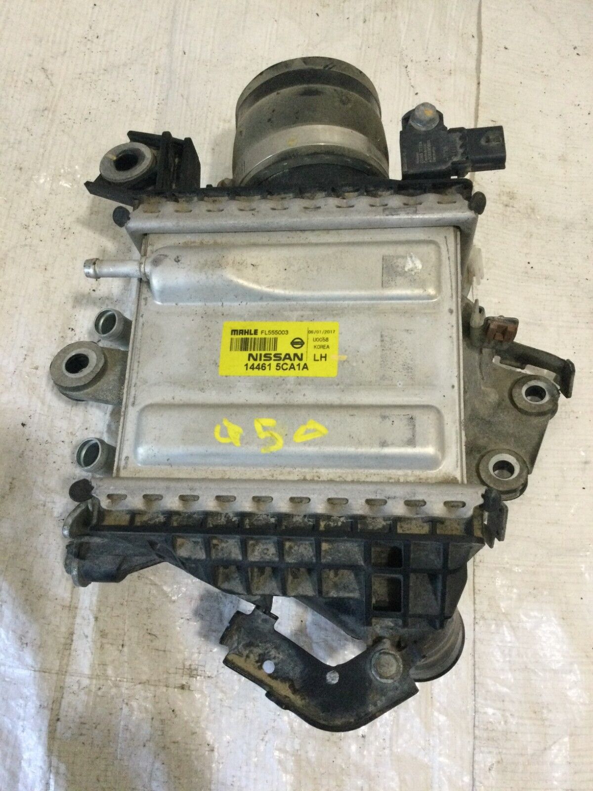 2017 Infiniti Q50 Left  Driver Side Intake Intercooler OEM