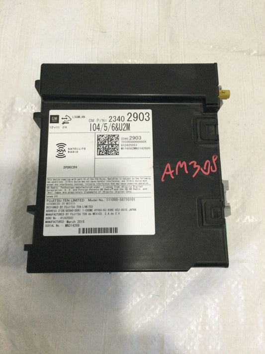 2015-2018 GMC Sierra 2500HD Radio Equipment Receiver Module OEM 23402903