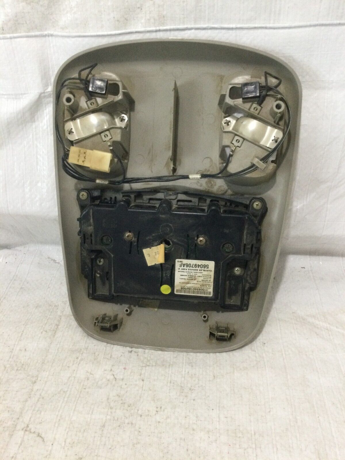 2005 Dodge Ram 1500  Front Console Dome Map Light 56049706AF OEM