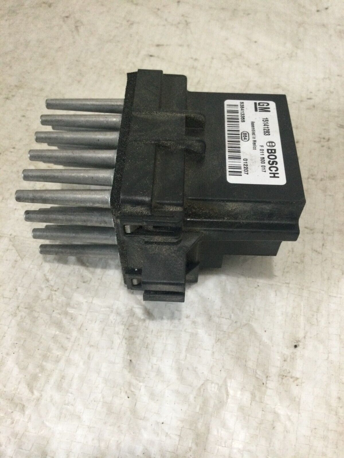 2007-2009 Cdillac Escalade A/C Heater Blower Motor Resistor OEM 15141283