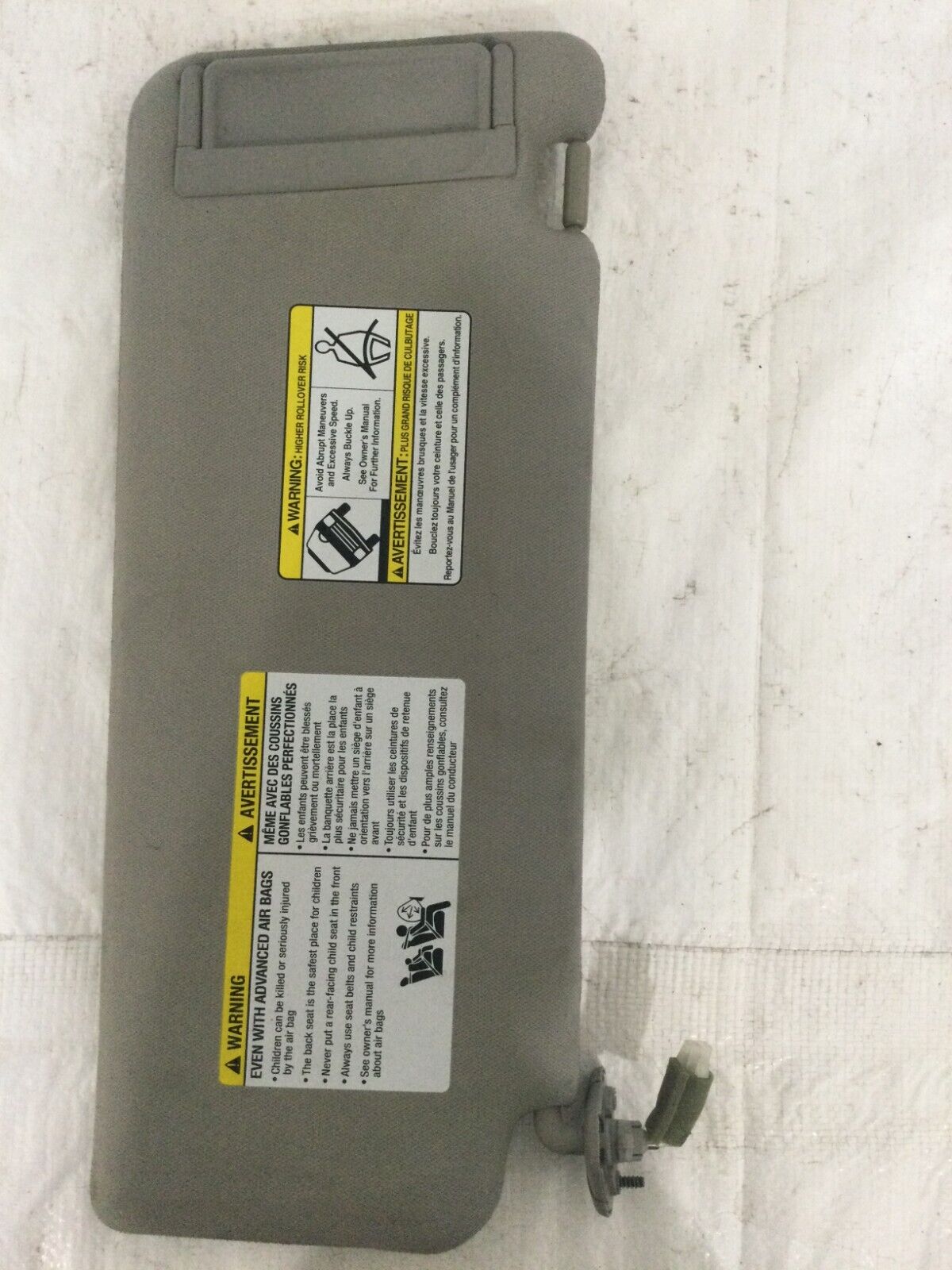 2007 Nissan Titan Sun Visor Illuminated Left Driver Side OEM LH