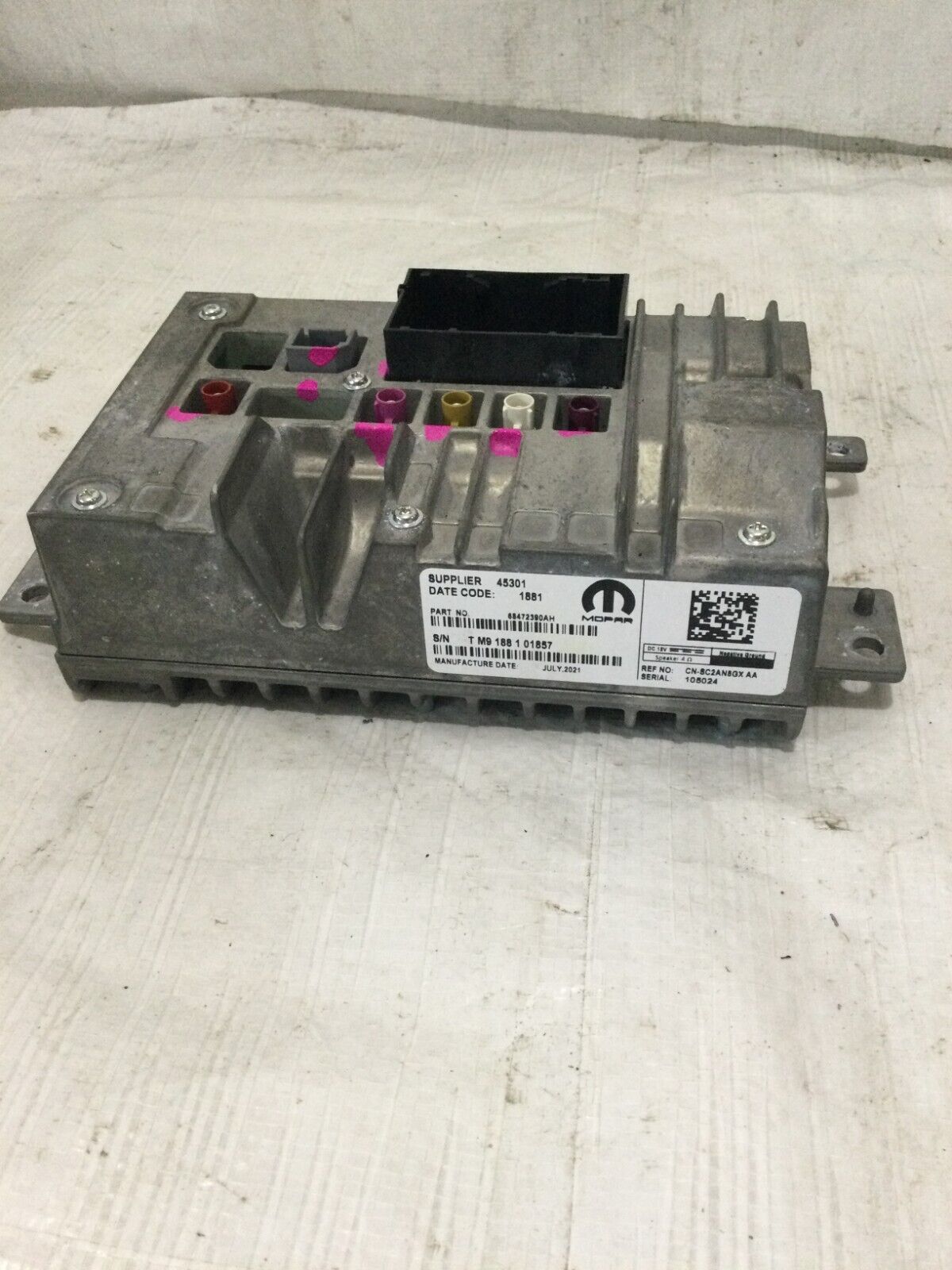 2021 RAM 3500  Multimedia Radio  Control Module  OEM