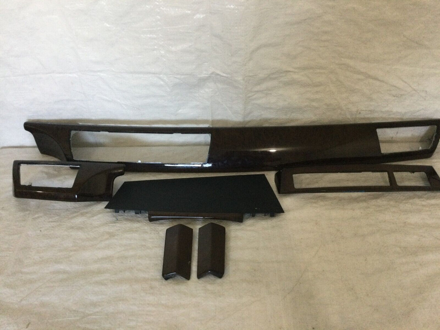 2004 BMW E65 E66 745i 745Li Interior Dash Wood Grain Trim Panels OEM