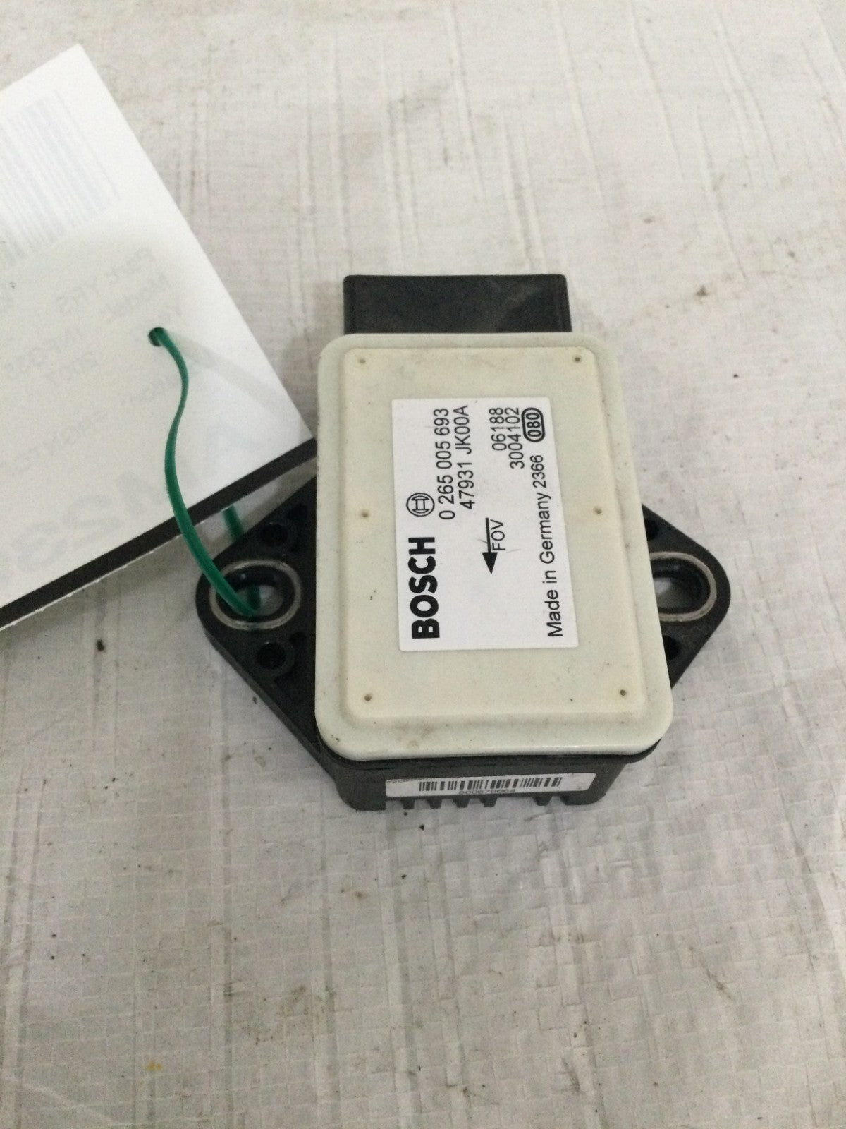 2007-2008 Infiniti G35 3.5L Yaw Rate Sensor OEM 0265005693