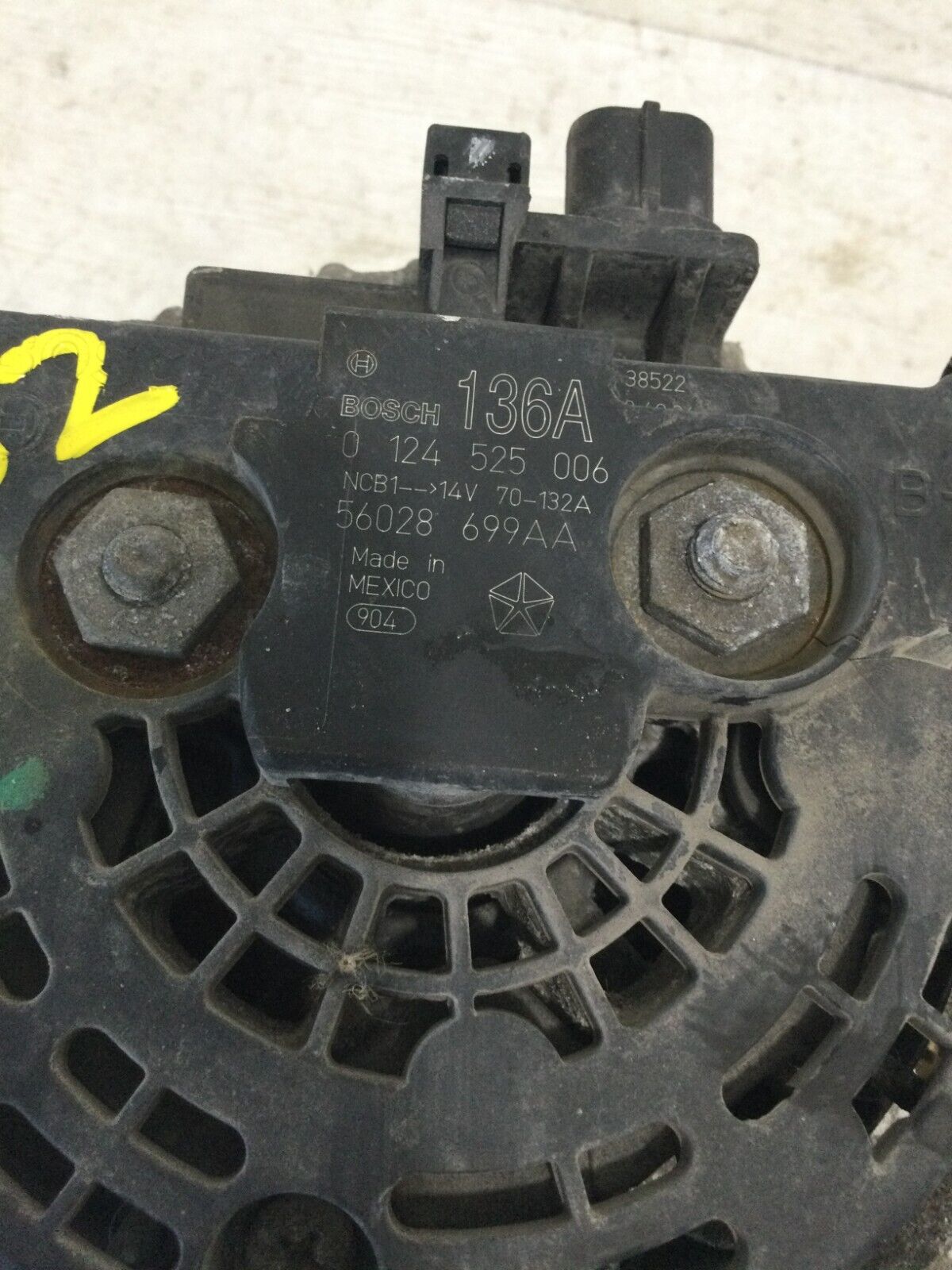 2003-2004 Dodge Ram 1500 Alternator Motor OEM