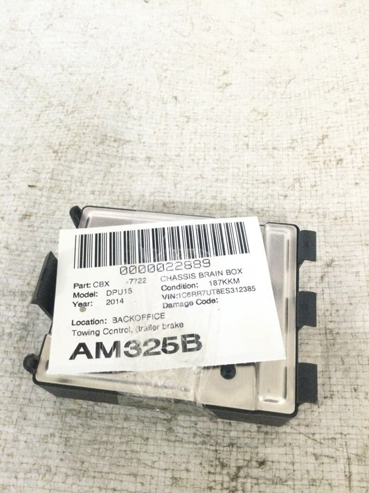 2014 Dodge Ram 1500 Trailer Tow Module OEM 68092732AE