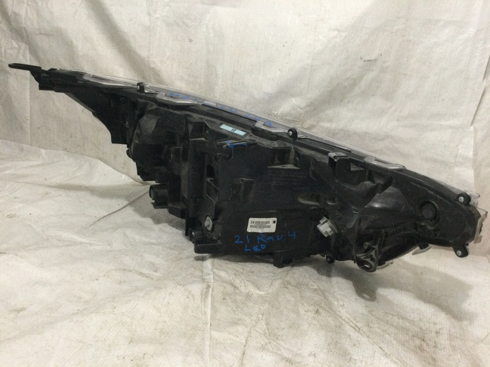 2021 Toyota RAV4 LED Headlight Left Driver Side OEM 2019-2021 (DAMAGED HOUSING)