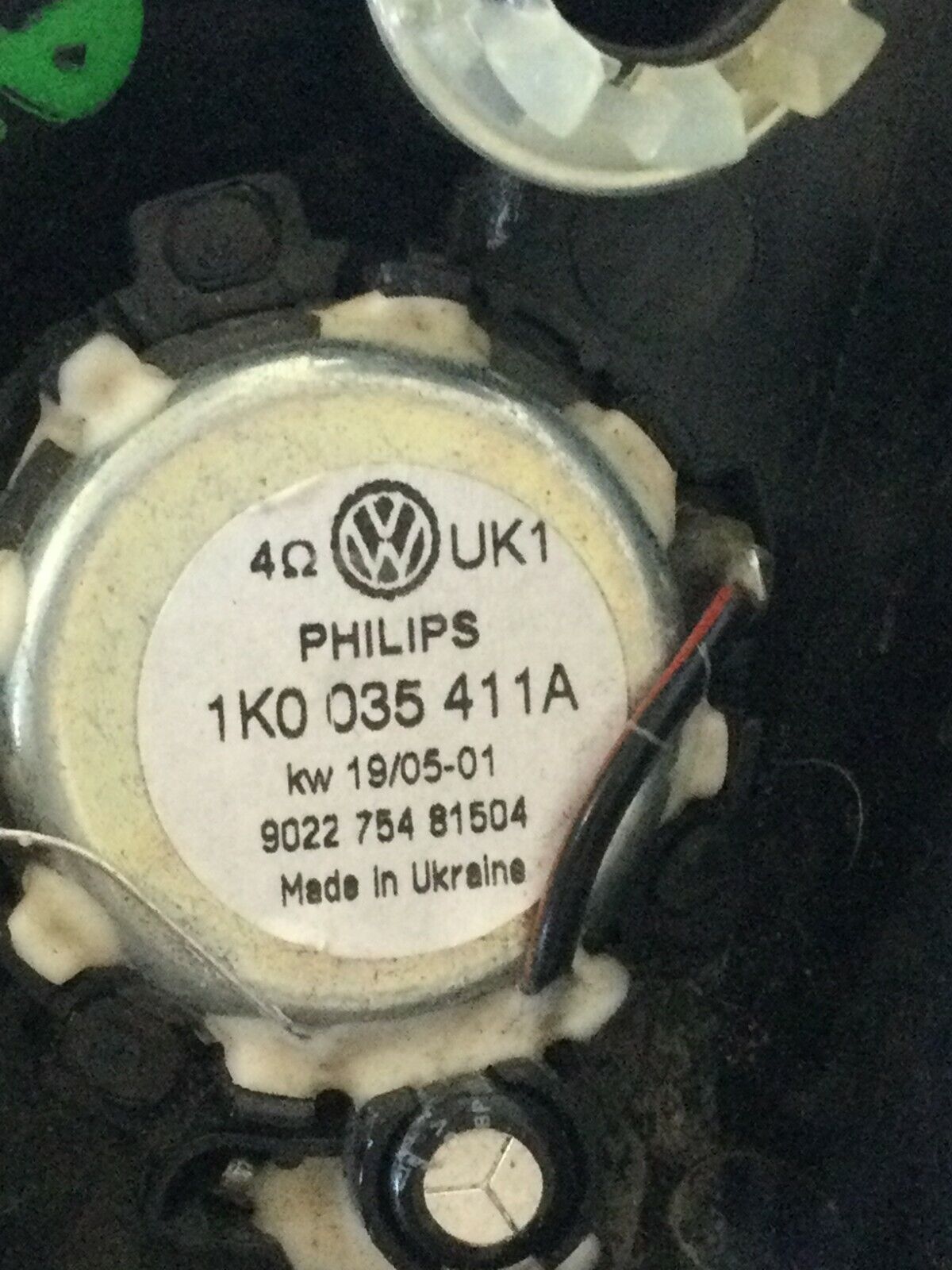 2006 Volkswagen Jetta Left Right Tweeter Speaker OEM 1K0035411A OEM