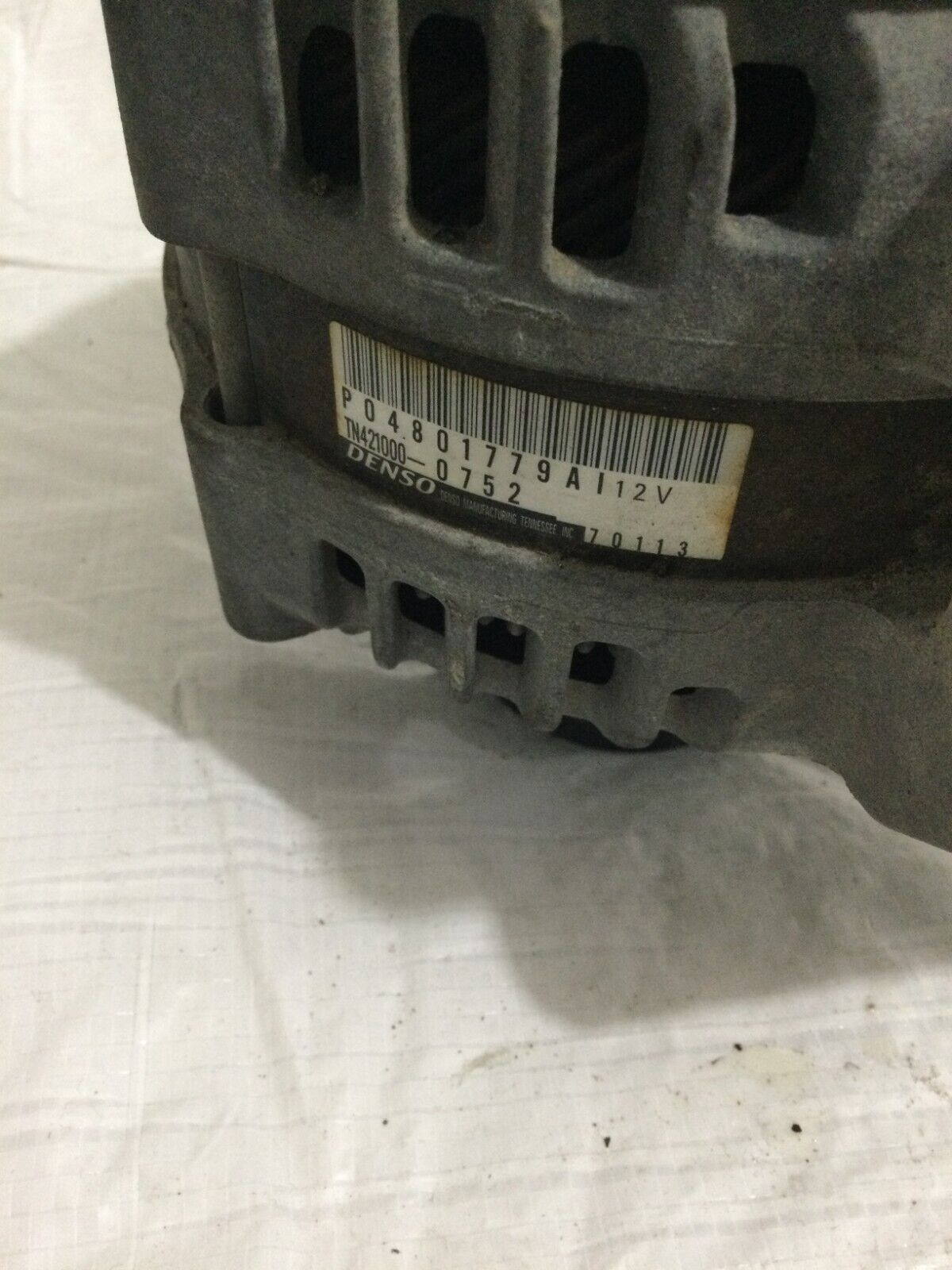 2019 Ram 1500 Pickup Alternator Motor 3.6L OEM 04801779AI