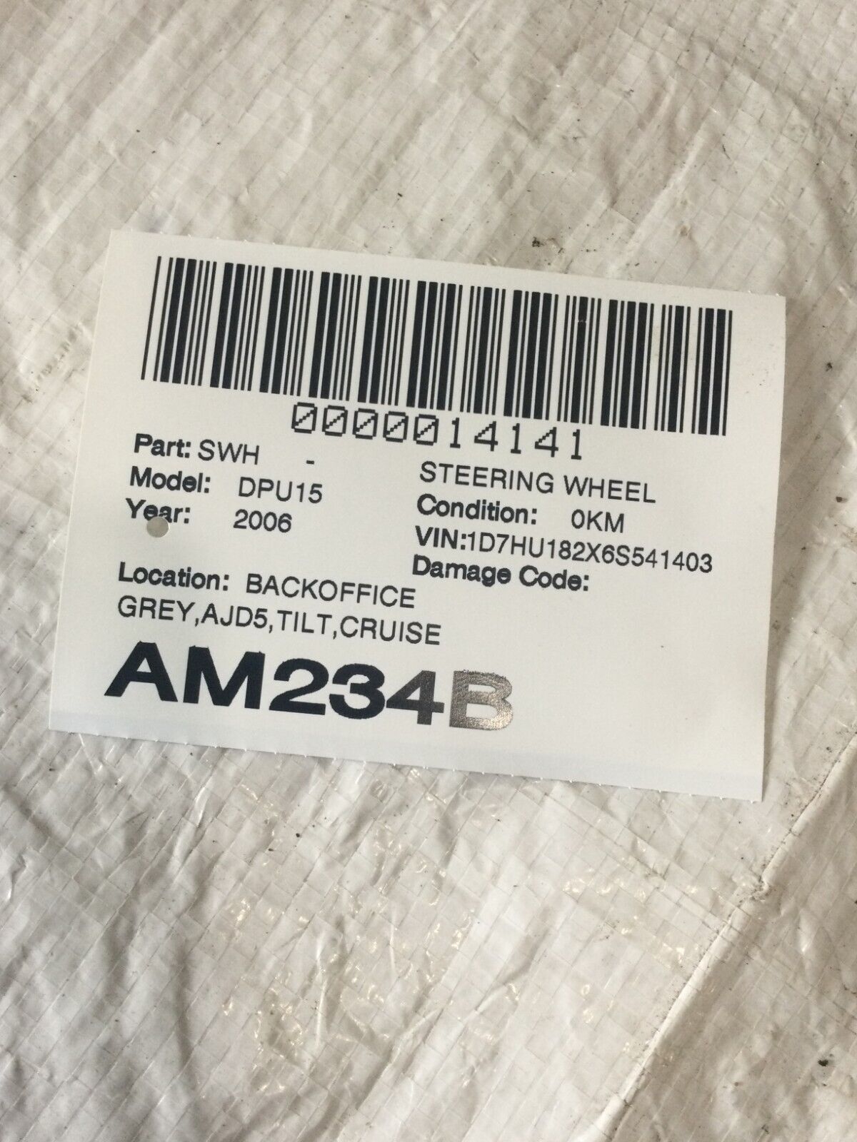 2006 Dodge Ram 1500  Strng Wheel OEM