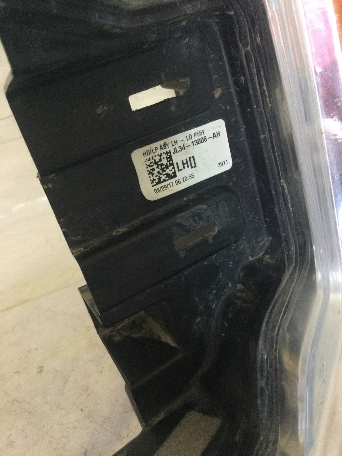 2018 Ford F150 F-150 Left Halogen Headlight Headlamp OEM JL34-13006-AH