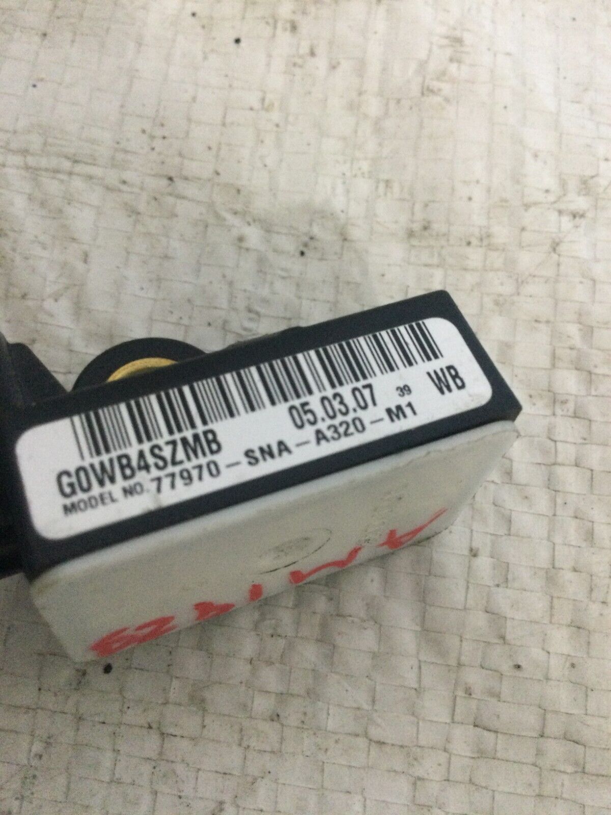 2006-2011 Honda Civic Crash Impact Sensor OEM 77970-SNA-A320-M1