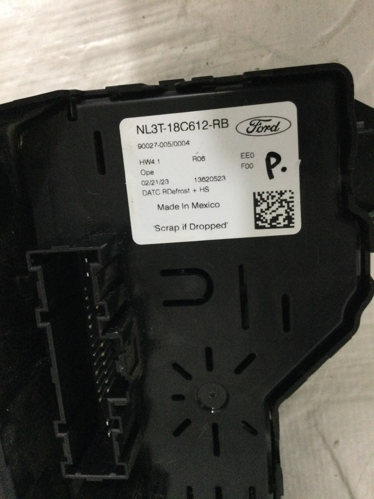 2023 Ford F-150 5.0L Heater and Air Conditioning Control OEM NL3T-18C612-RB