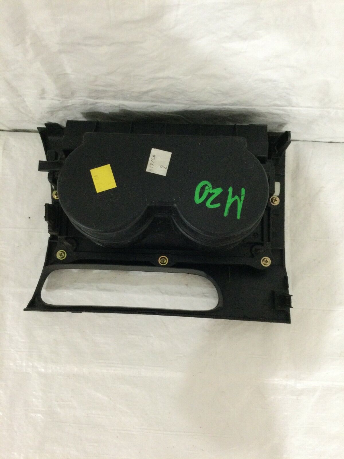 2005 Mazda 6 Center Console Cup Holder Trim Bezel Black OEM