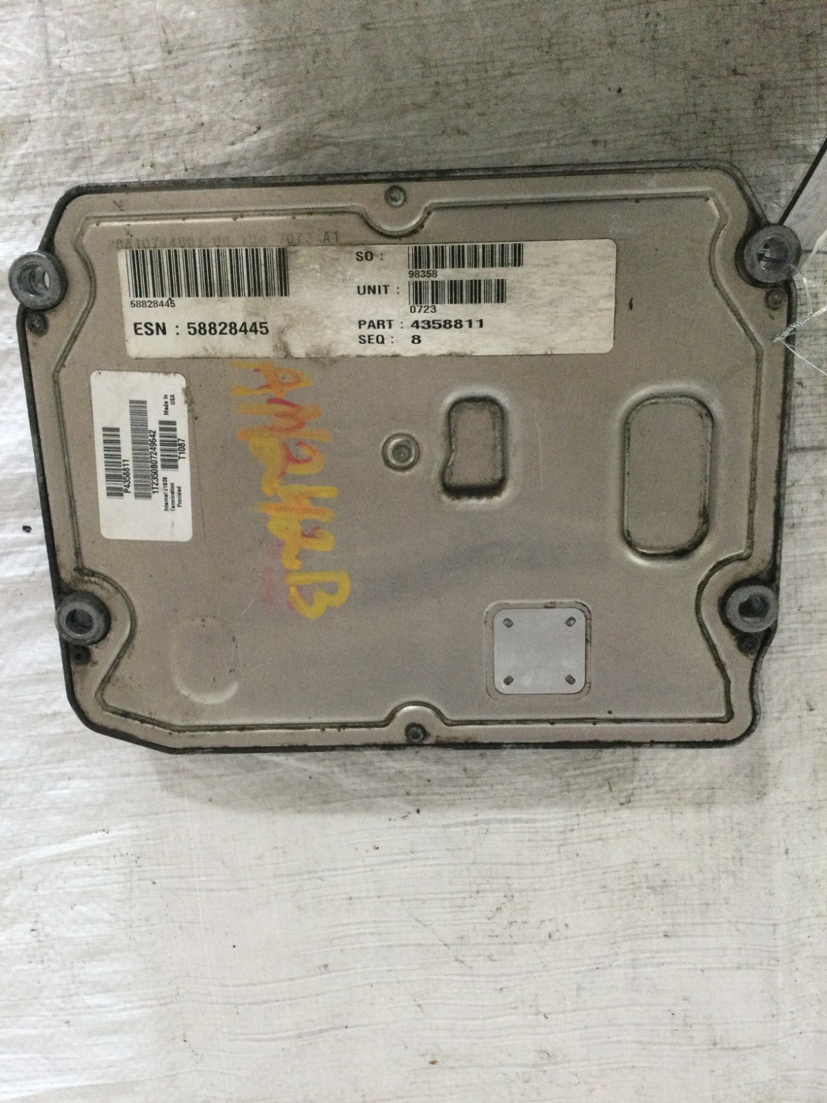 2016-2017 Dodge Ram 3500 6.7L Engine Computer Control Module OEM 4358811