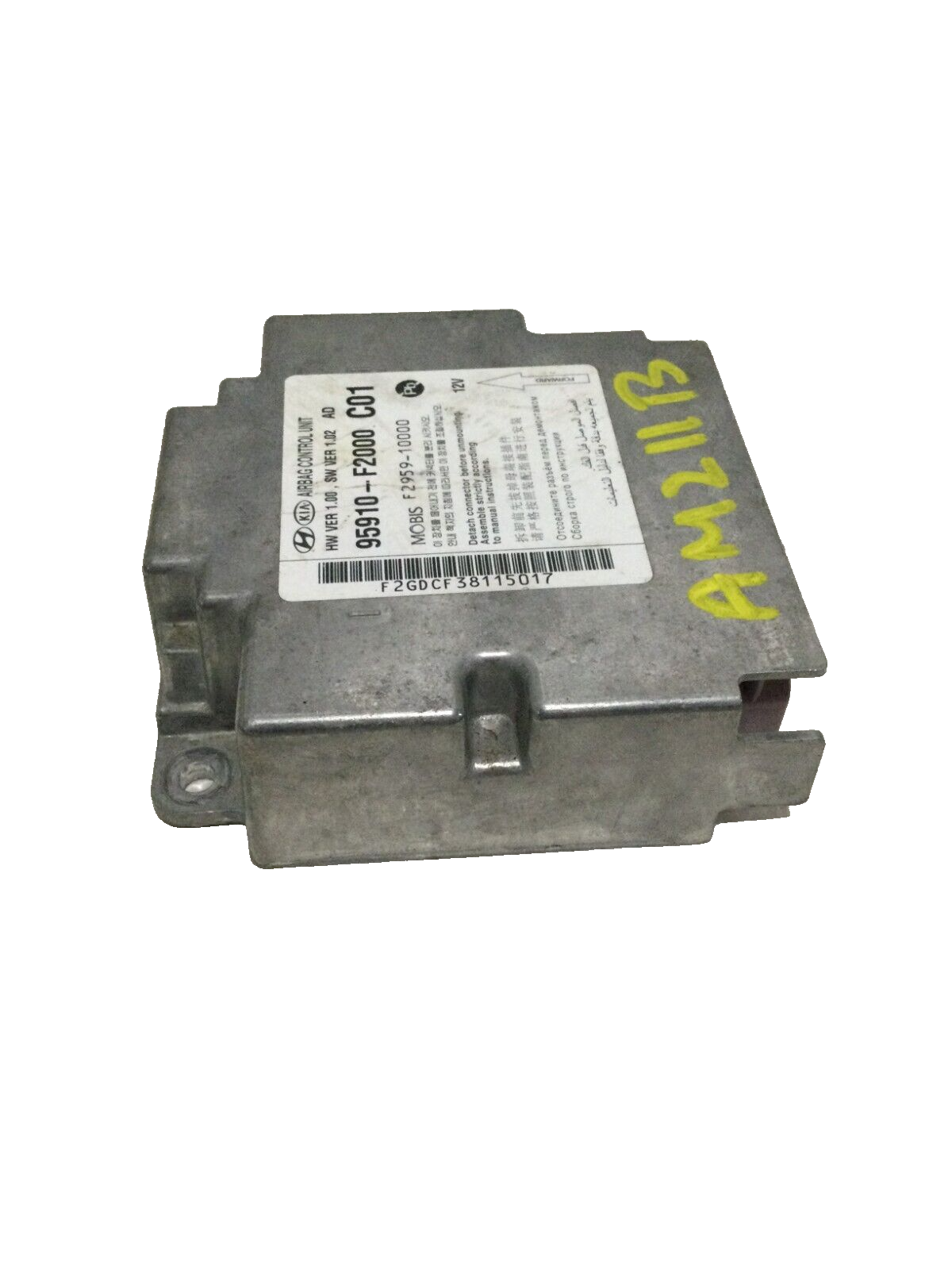 2017-2019  Hyundai Elantra  SRS Restraint Control Module 95910F2000 OEM