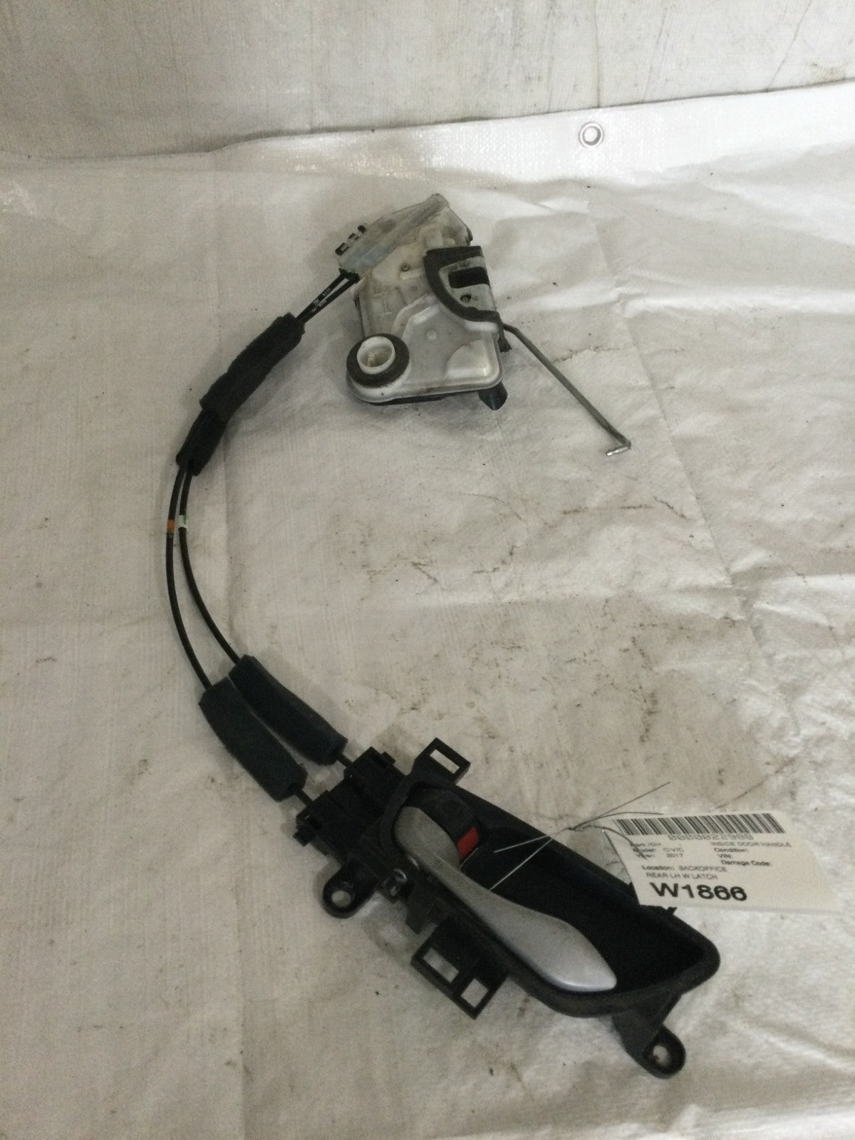 2017 Honda Civic Rear Left Inside Door Handle W/ Latch OEM