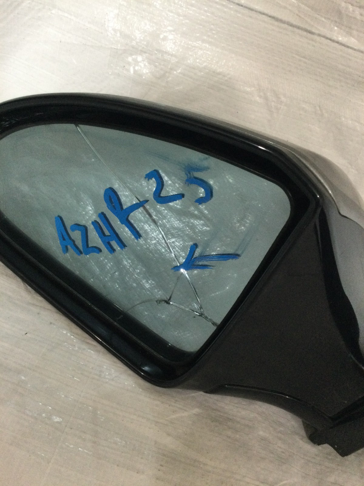 2003-2005 Infiniti FX35 FX45 LH Left Driver Mirror OEM MURAKAMI 7609 DAMAGED