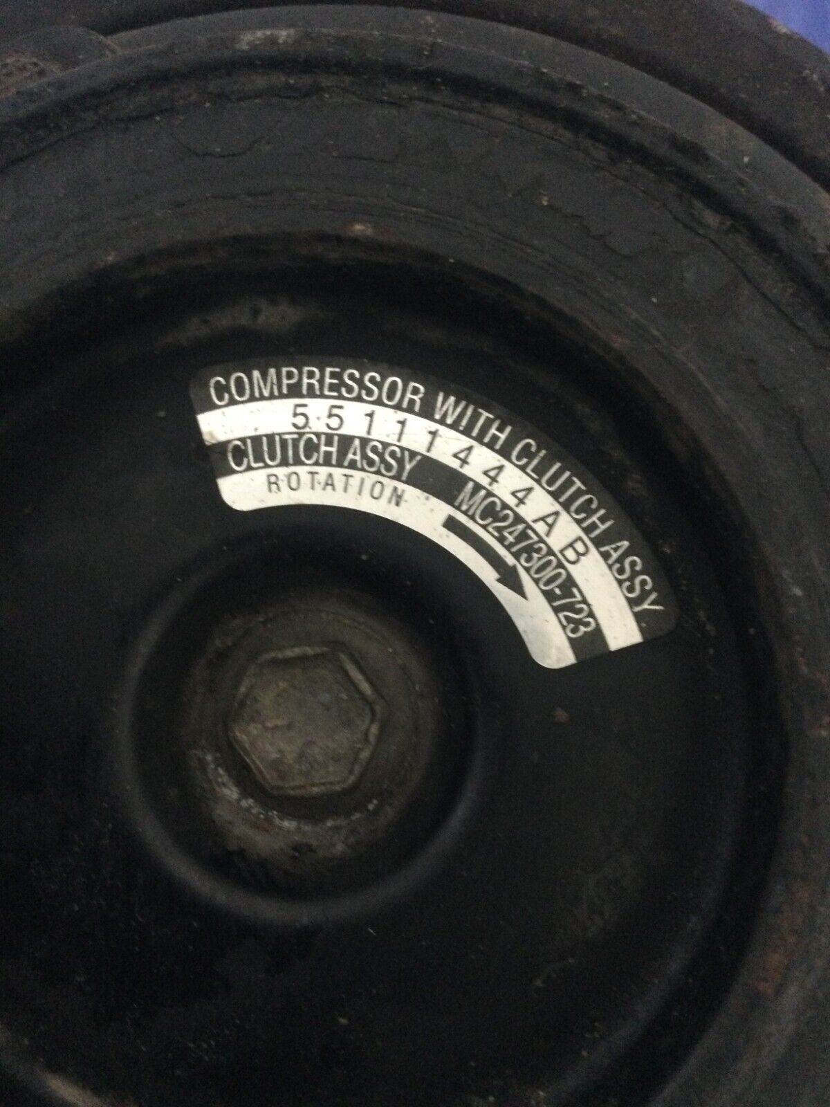2018 Ram 3500 Diesel Engine 6.7L A/C Compressor OEM 55111444AB
