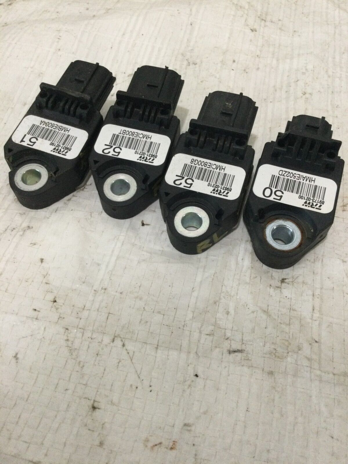 2018 Toyota Corolla Front Left Crash Sensor Module 89173-02100 OEM Set of 4