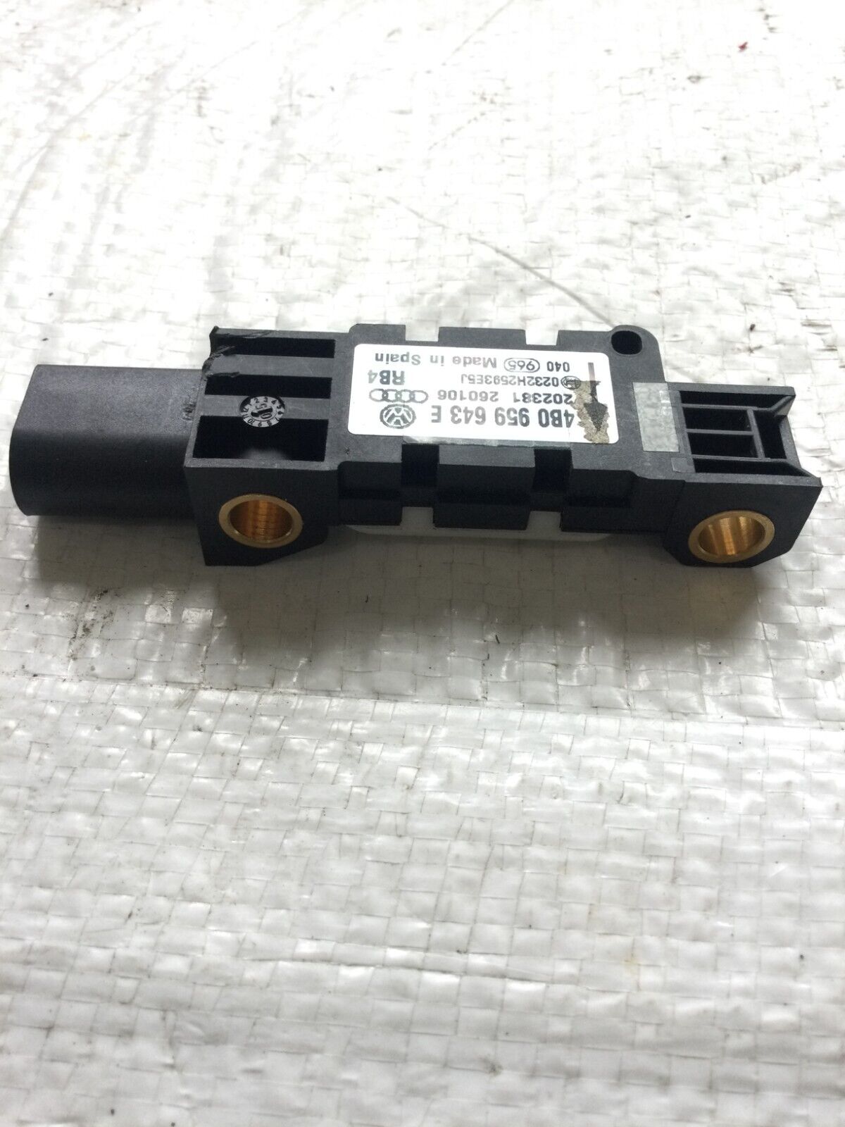 2007 Volkswagen Touareg Crash Impact Sensor Module 4B0959643E OEM