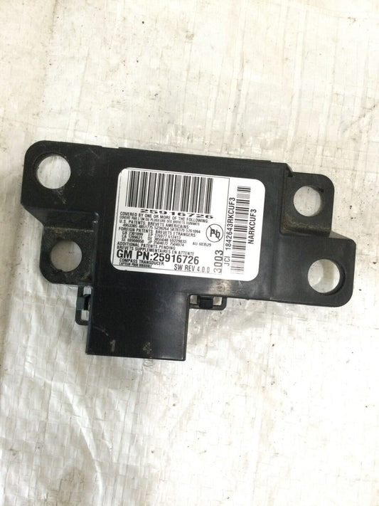 2013 Chevrolet Silverado 1500 Electronic Compass Control Module 25916726 OEM